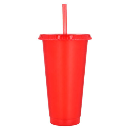Vaso triton rojo solido artículos publicitarios con enfoque práctico para cualquier tipo de campaña
