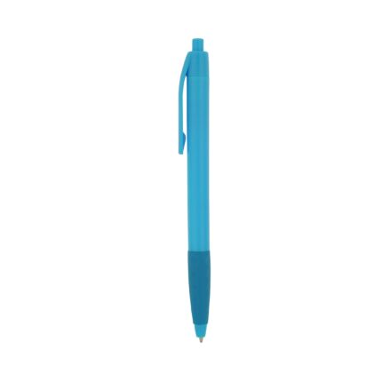 Línea básica de artículos personalizados con terminados uniformes bolígrafo solid azul claro