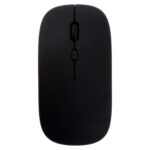 Modelos finos de artículos personalizados que mantienen elegancia visual mouse inalámbrico nano negro