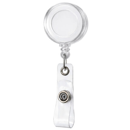 Yoyo portagafete luky transparente líneas completas de artículos personalizados en materiales duraderos