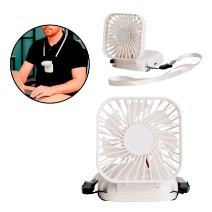 Regalos corporativos fabricados con materiales seleccionados y resistentes ventilador plegable alisio
