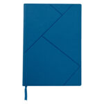 Libreta dot azul merchandising para empresas que combina funcionalidad con una línea fenomenal
