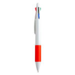 Bolígrafo lotus rojo soluciones simples en artículos promocionales para mantener presencia