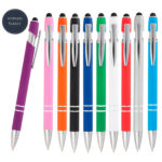 Propuestas de merchandising empresarial con diseño clásico y flexible bolígrafo metálico laken