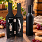 Soluciones en merchandising empresarial pensadas para diferentes giros comerciales set borgoña