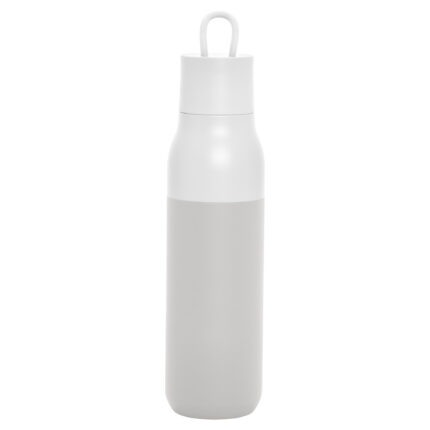 Propuestas económicas en regalos publicitarios sin perder excelente imagen, botella térmica "rolling" blanco + gris