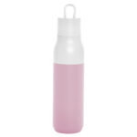 Artículos promocionales que transmiten buena imagen y estilo empresarial, botella térmica "rolling" blanco + rosa