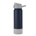 Botella térmica "ribb" navy blue, merchandising empresarial que proyecta orden, calidad y constancia visual