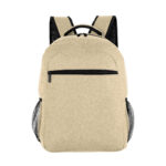 Artículos personalizados con presentación limpia y formal, mochila "elemental" beige
