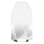 Trofeo "winner iii" transparente, artículos publicitarios con opción de incluir logotipos o tu slogan