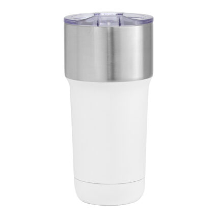 Mug térmico "torch" blanco, opciones de artículos promocionales disponibles con impresión o sin personalizar