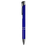 Bolígrafo ¨burma¨ azul, diseños personalizados disponibles en distintas técnicas de impresión o grabado