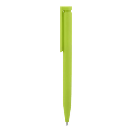 Bolígrafo "croma" verde manzana, regalos publicitarios fabricados con materiales de alta calidad y excelente terminado