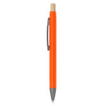 Catálogo variado de productos personalizados y regalos corporativos para entrega, bolígrafo "kim" naranja