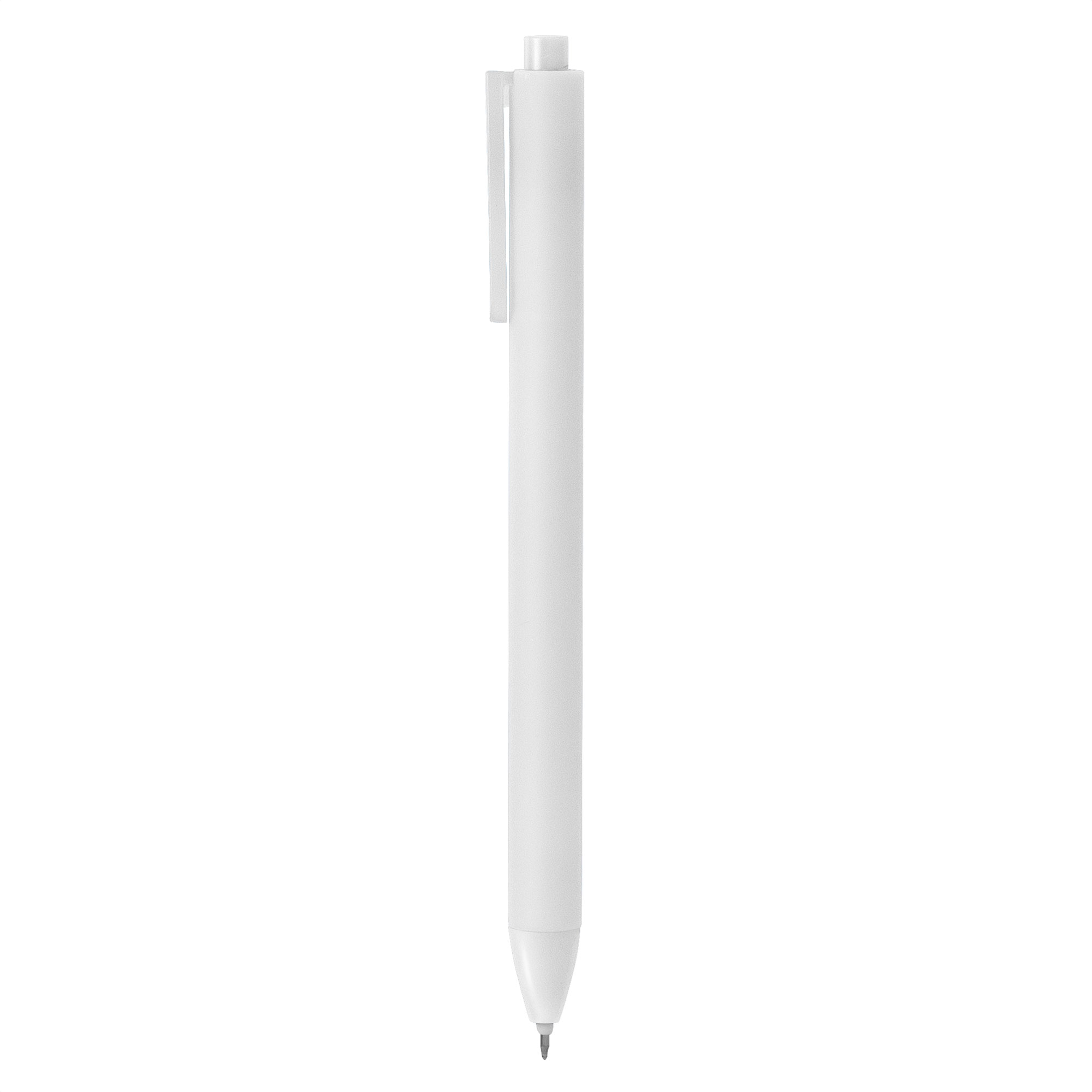 alt__promocional_publicitario_boligrafo_plastico_BP329_blanco_2 Bolígrafo "plain" blanco, regalos empresariales prácticos que proyectan una imagen profesional