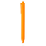 Artículos publicitarios para personalización con distintas técnicas, bolígrafo "plain" naranja