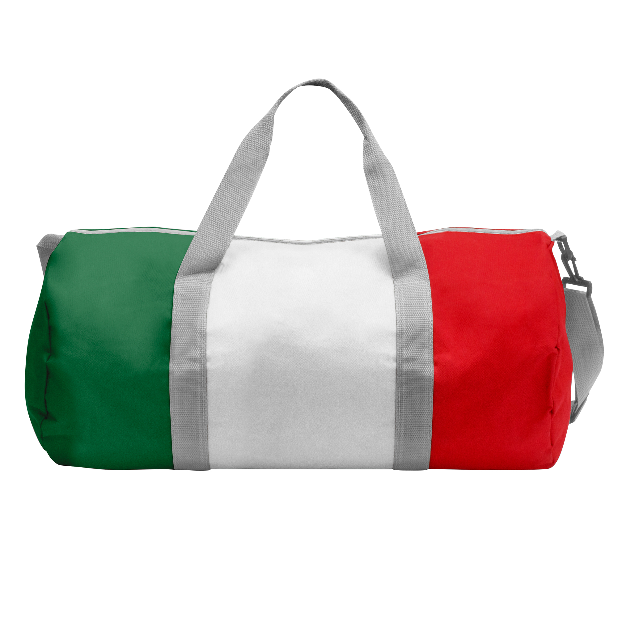 alt__promocional_publicitario_bolso_C554_mexico_frente Regalos corporativos de uso cotidiano, presente en la identidad de tu marca, bolso "workout mex" verde + blanco + rojo