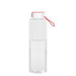 Botella "surprise - waikiki" transparente / blanco / rojo, merchandising empresarial pensado para reforzar la imagen corporativa