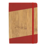 Modelos de artículos promocionales que mantienen tu marca visible, libreta "escandinava" rojo