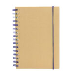 Línea de productos promocionales para personalizar según el tipo de evento, libreta "iberica" azul