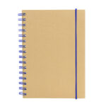 Regalos corporativos con presentación elegante y empaque de buena calidad, libreta "iberica" royal blue