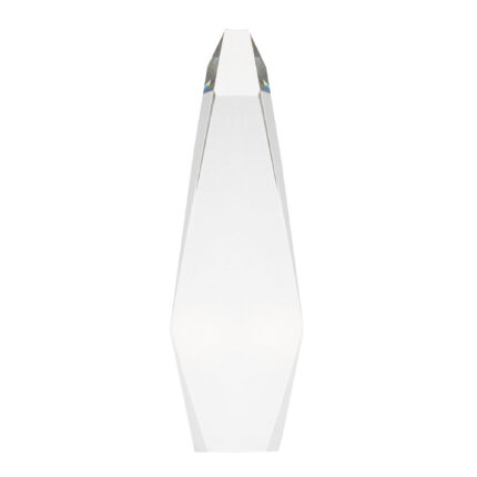 Líneas variadas de artículos personalizados para empresas de diferentes giros, trofeo "winner" transparente