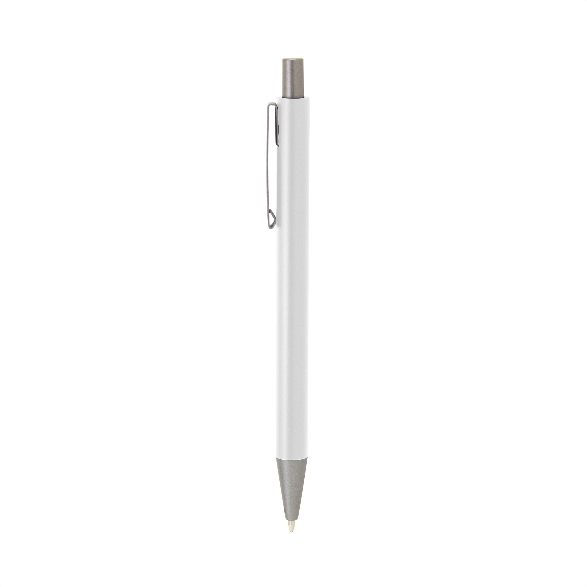 alt_promocional_publicitario-Boligrafo_metalico_BP334_blanco_2 Boligrafo "clisé" blanco, catálogo variado de productos personalizados y regalos corporativos para entrega