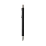 Boligrafo "clisé" negro, propuestas en merchandising para empresas con equilibrio entre costo y calidad