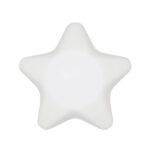 Opciones flexibles en artículos personalizados con distintos tipos de grabado, figura antiestrés "om estrella" blanco