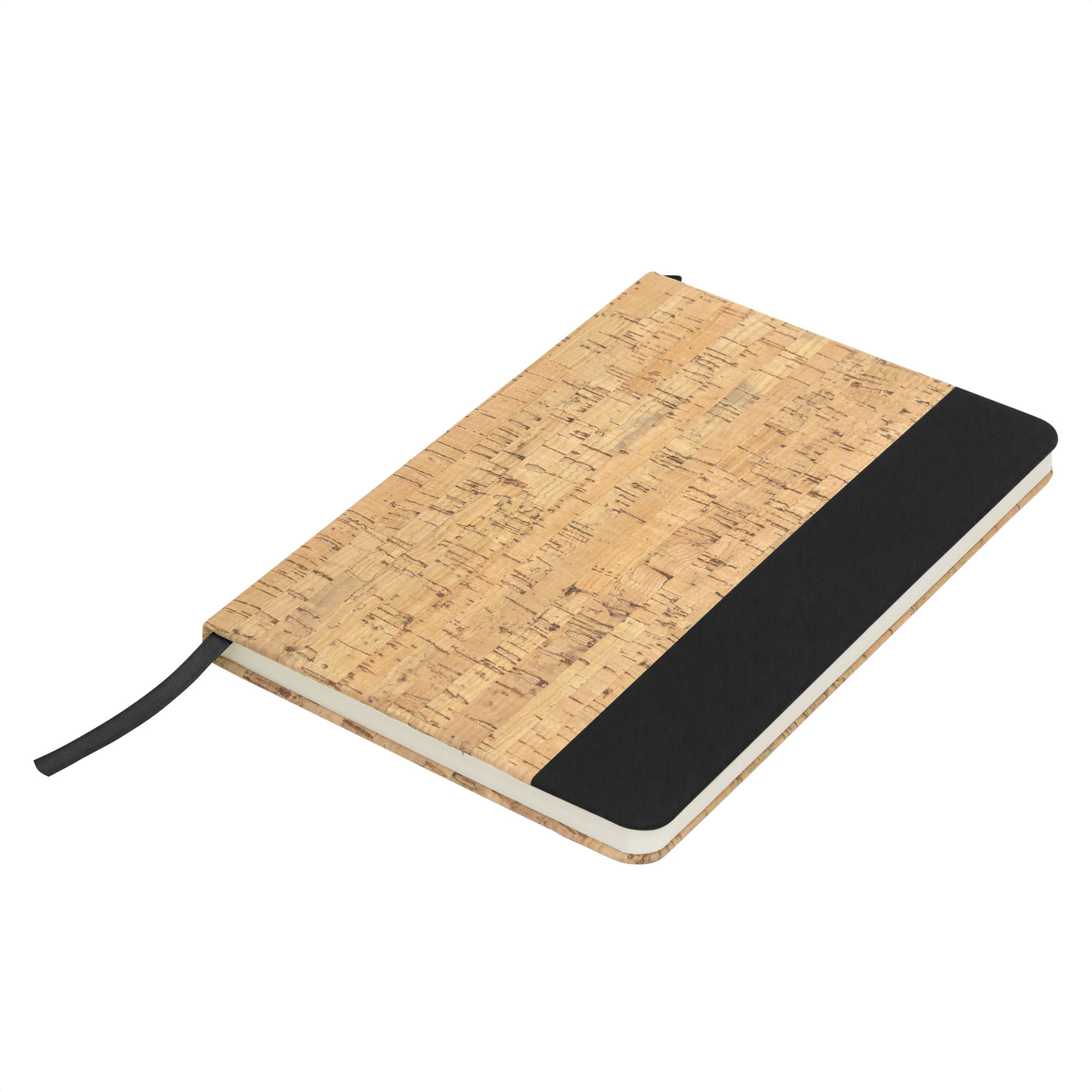 Artículos personalizados disponibles con terminados mate o brillantes, libreta "marroquí" negro