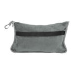 Multiples artículos promocionales a elegir para promocionar tu marca, manta y almohada de viaje "teddy" gris
