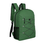 Propuestas en merchandising para empresas con equilibrio entre costo y calidad, mochila "trip" verde