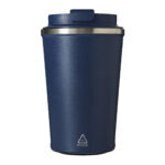 Líneas completas de merchandising empresarial con atención personalizada, mug térmico "cappu" azul