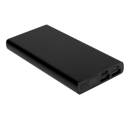 Productos promocionales prácticos y duraderos que aportan presencia de tu marca, power bank "batel" negro