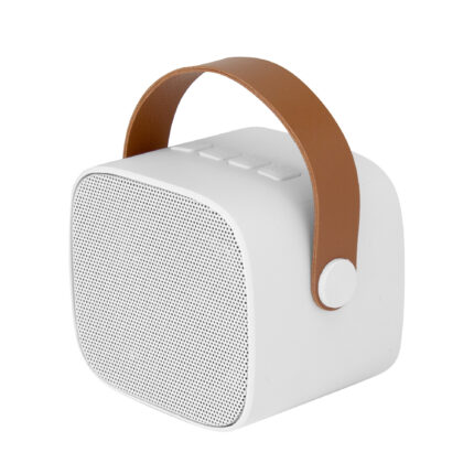 Línea práctica de productos promocionales de amplia disponibilidad, bocina bluetooth "elvis" blanco