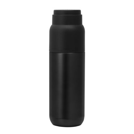 Termo "capter" negro, productos promocionales que combinan practicidad y excelente imagen