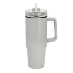 Mug "mega" gris claro, artículos personalizados prácticos, para integrar en promociones o regalos