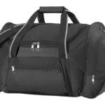 Bolso "voyage" negro, propuestas funcionales en regalos promocionales con personalización puntual