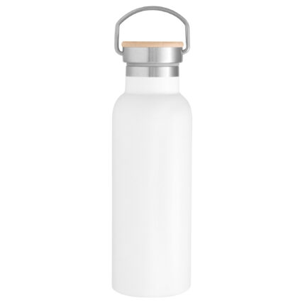 Artículos de merchandising empresarial enfocados en la calidad y versatilidad, botella térmica "sasha" blanco