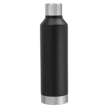 Botella térmica "chamonix" negro, líneas modernas de regalos promocionales con equilibrio entre costo y presentación