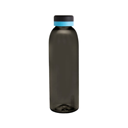 Regalos promocionales fabricados bajo pedido con entregas garantizada, botella "baladina full black" humo / negro / celeste