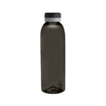 Botella "baladina full black" humo / negro / gris, artículos publicitarios con enfoque práctico para cualquier tipo de campaña