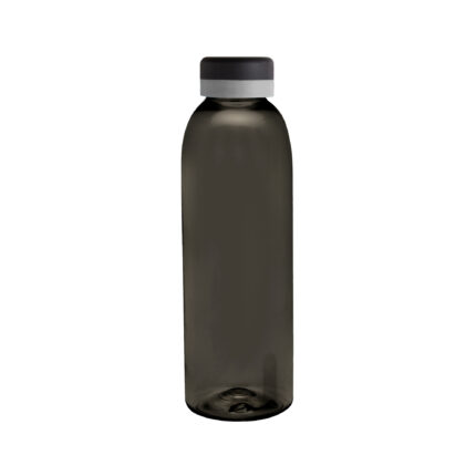 Botella "baladina full black" humo / negro / gris, artículos publicitarios con enfoque práctico para cualquier tipo de campaña