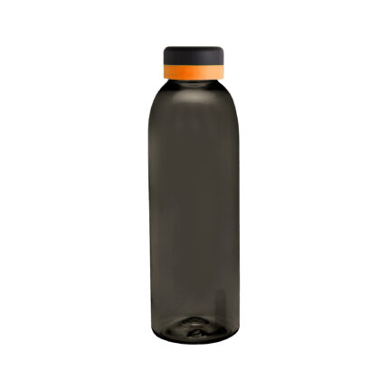 Botella "baladina full black" humo / negro / naranja, línea de regalos corporativos que equilibran diseño, practicidad y formalidad