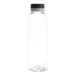 Línea de productos promocionales para personalizar según el tipo de evento, botella "baladina black" transparente / negro / gris
