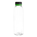 Opciones de regalos empresariales que combinan practicidad y representación, botella "baladina black" transparente / negro / verde