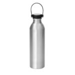 Artículos personalizados preparados para distribución o entrega directa, botella "silly" plata