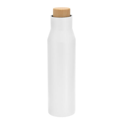Botella térmica "dorica" blanco, regalos publicitarios para impresión o grabado con identidad de tu marca