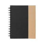 Libreta "eco" negro, multiples artículos promocionales a elegir para promocionar tu marca