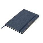 Libreta "greta" azul, regalos empresariales diseñados para mantener buen estilo con tu empresa